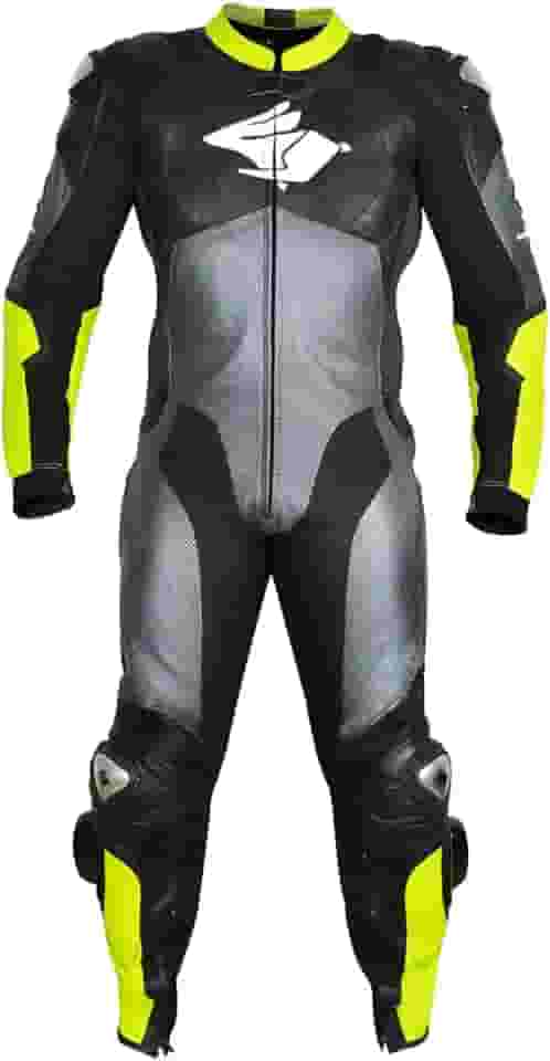 Macacão de Couro Motociclista RUSH - Racing Rabbit (58)