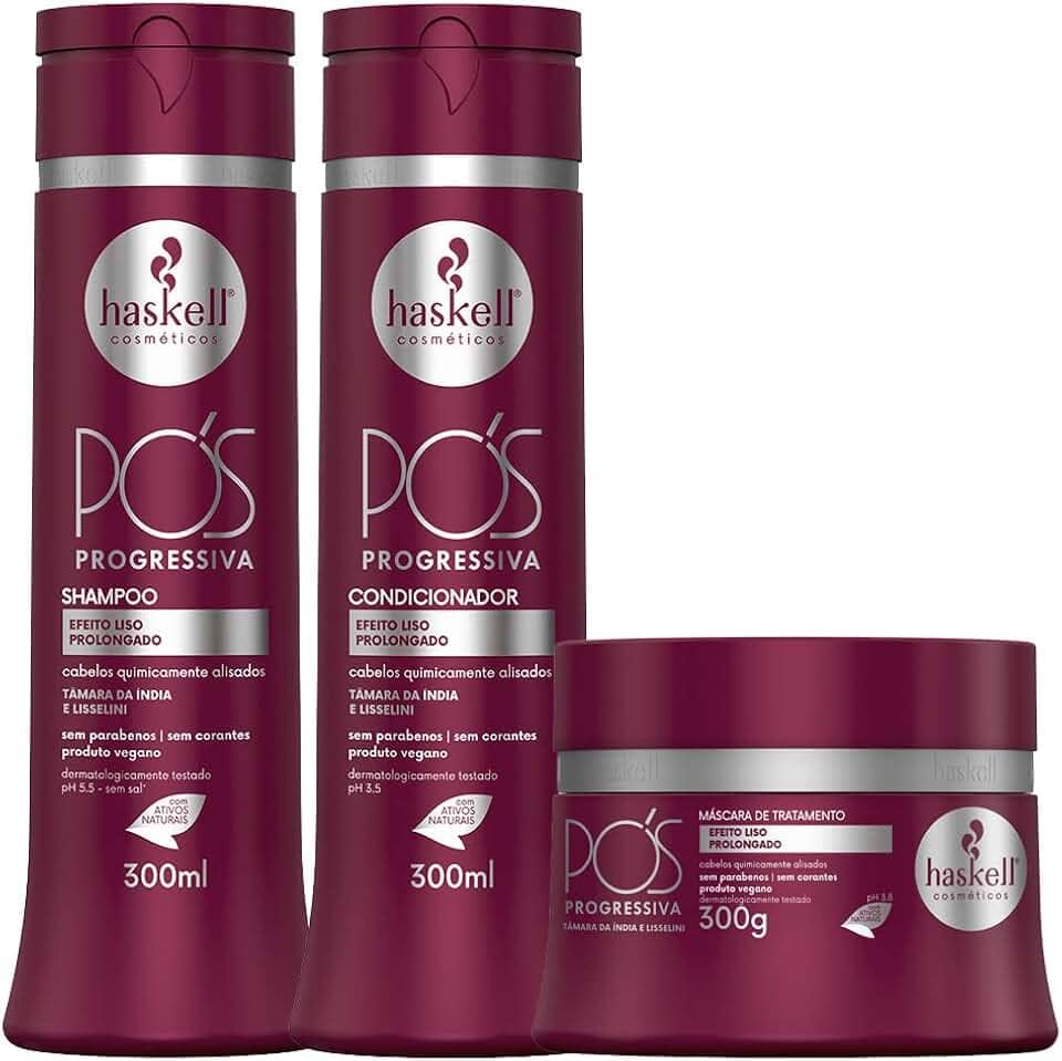 Kit Haskell Pós-Progressiva Tratamento (3 Produtos)