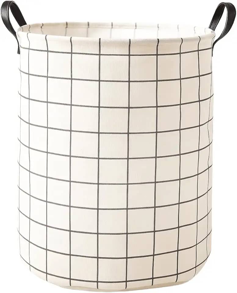 ALLMIX Cesto Organizador Roupa Suja Dobrável Multiuso 20l (Branco)