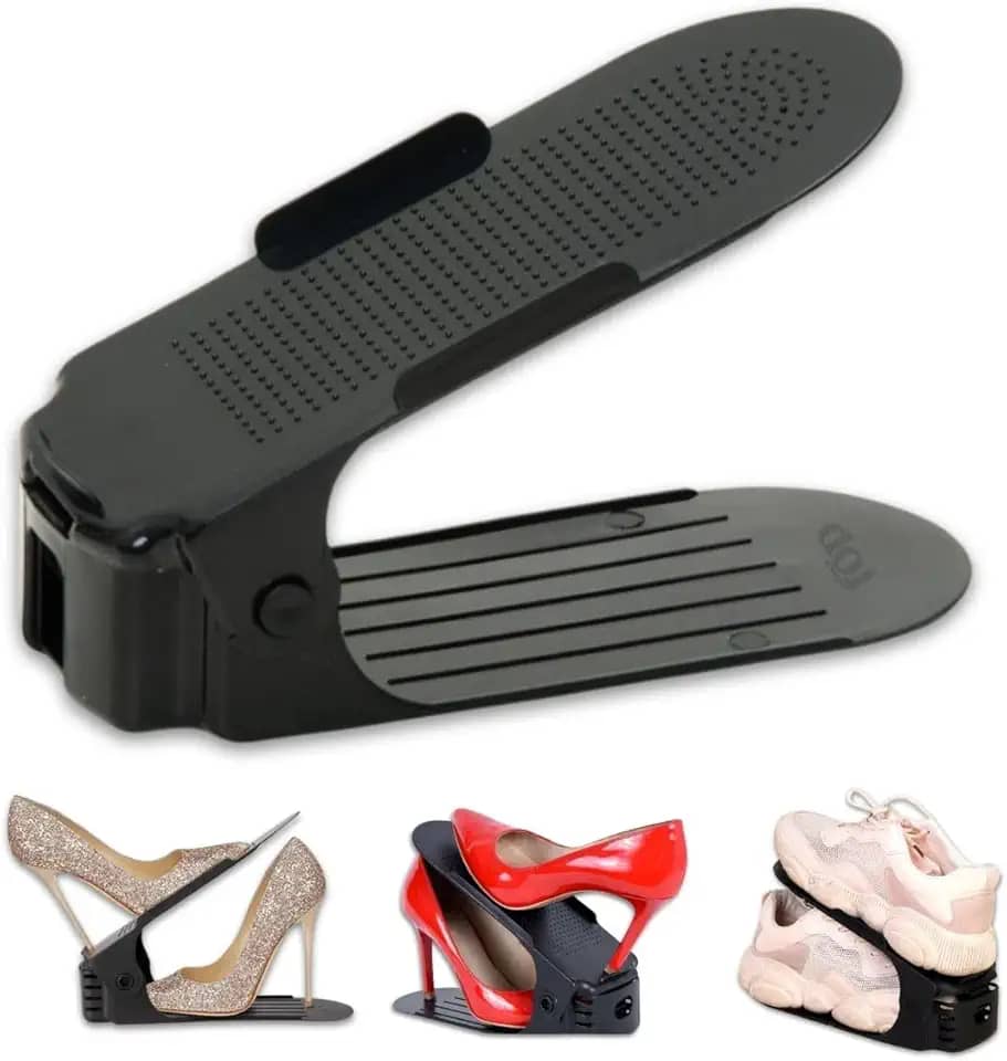 LIZKO Kit 20 Organizador de Sapato Saltos Tênis com Regulagem de Altura