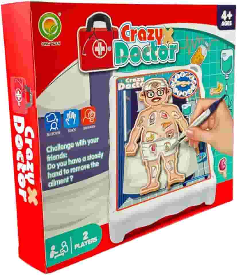 Jogo Educativo Doutor Maluco, Brinquedo de Anatomia Humana, 4+ Anos