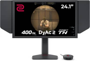 Monitor Gamer BenQ ZOWIE Xl2566x+ para PC com 24.1', 400Hz, 1ms, Shielding Hood, Tecnologia DyAc 2.0, Color Vibrance, Black eQualizer, S Switch