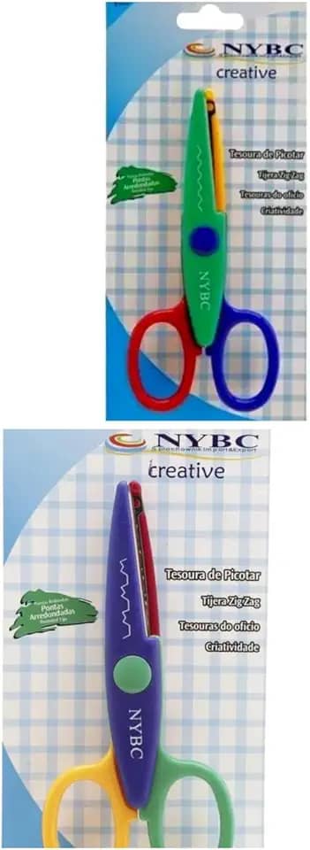 Tesoura de Picotar Zig Zag + Tesoura de Picotar ondulado