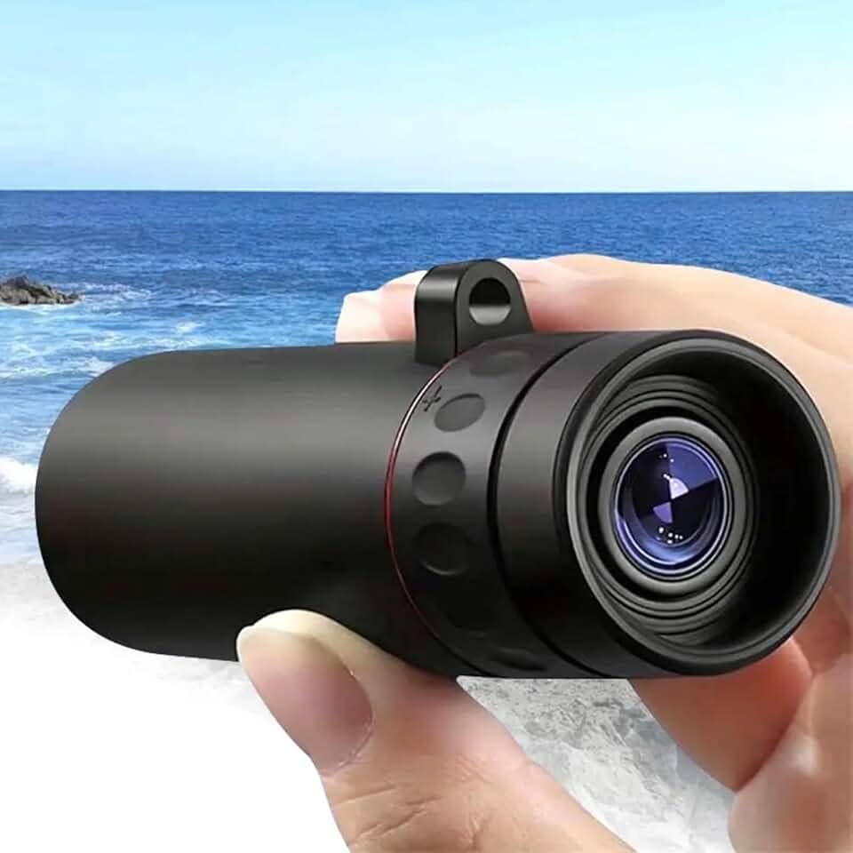Mini telescópio compacto monocular, mini monóculo portátil para adultos, acessórios tecnológicos perfeitos para observação de pássaros, pesca, viagens e paisagens. 8 x 21 mm