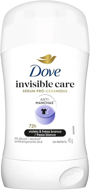 Dove Antitranspirante Stick Invisible Dry 45g