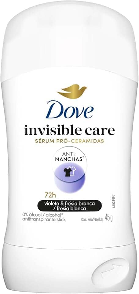 Dove Antitranspirante Stick Invisible Dry 45g