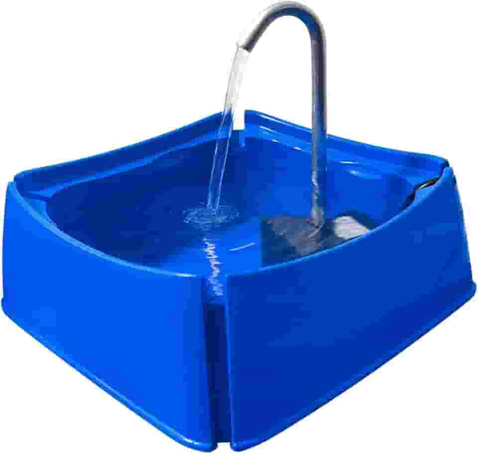 Bebedouro Fonte de Agua p/Gato Caes Little 1 Litro Mecpet (Azul, 1 Litro)