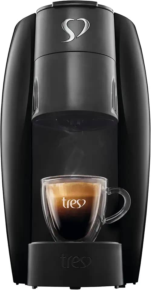 Cafeteira Espresso LOV Preta, 127V - TRES 3 Corações