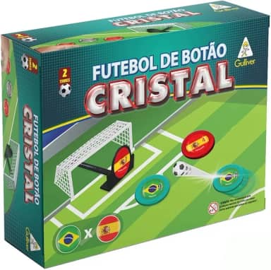 Futebol De Botão, Gulliver, Cristal, Brasil x Espanha