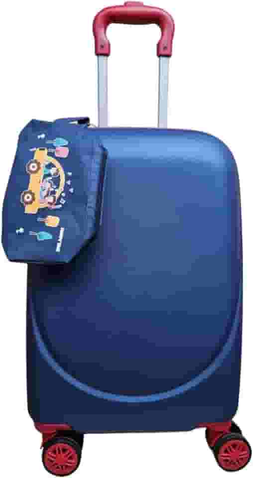 Mala Infantil Escolar/Viagem Com Giro 360º Skeet Resistente Azul