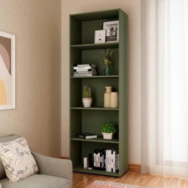 Genérico Estante Multy para Livros e Decoração Menta - 5 Prateleiras - Estilo Menta Fresco e Delicado - Estante