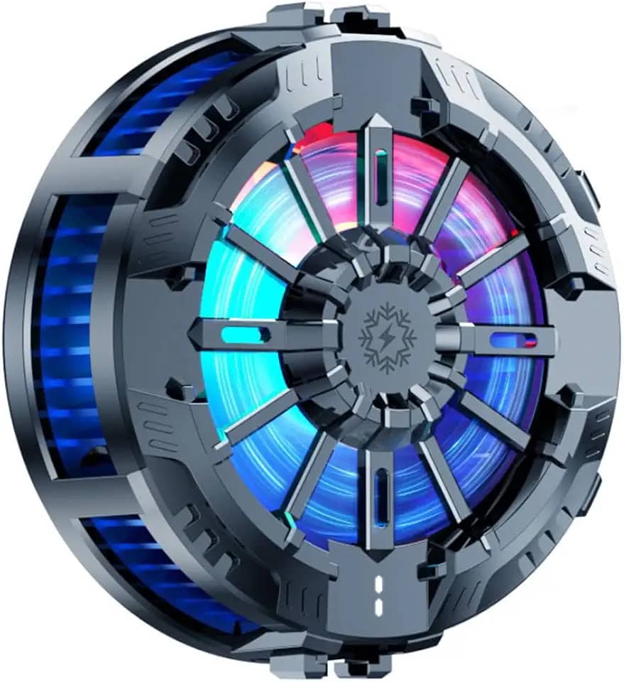 Radiador de celular X106 com display digital, clipe traseiro magnético, dois em um, semicondutor, refrigeração, refrigeração, dissipação de calor