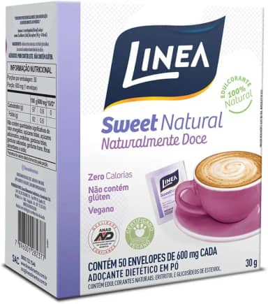 Adoçante em Pó Linea Sweet Natural 50 sachês