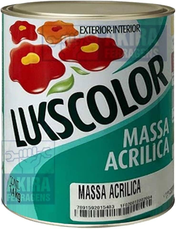 Massa Acrilica Nivel Parede Lukscolor 900ml 1,4kg