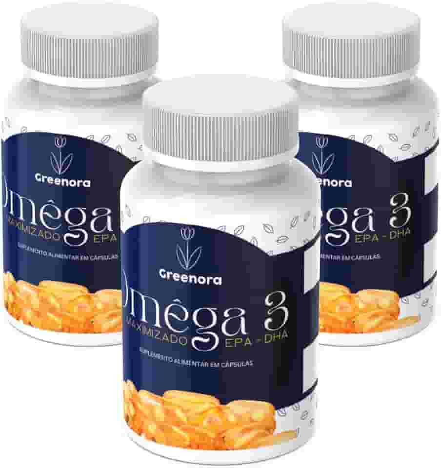 Ômega 3 Óleo de Peixe 1000mg - 60 Cápsulas | 2 Cápsulas 2 Vezes ao Dia | EPA 990mg + DHA 660mg