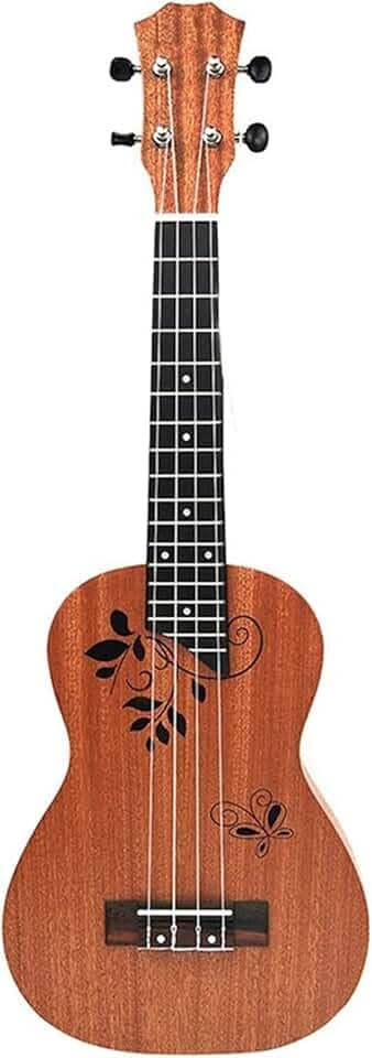 Ukulele acústico de 4 cordas de mogno de 58,4 cm 17 pés Ukulele para iniciantes havaiano ukuleles ukelele kit iniciante