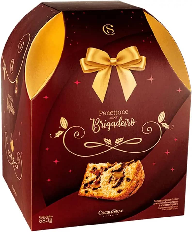 Panettone Brigadeiro 580g Cacau Show