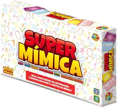 Jogo de Tabuleiro Super Mímica, GGB Plast