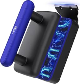 AQQA Limpador de vidro magnético para aquário de peixes, limpador de vidro raspador de algas de lâminas duplas, escova magnética flutuante de dois lados para aquário de vidro espesso de 0,4 a 2,5 cm