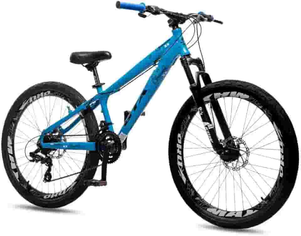 Bicicleta Freeride Krw Aro 26 Freio a Disco 24 Velocidades