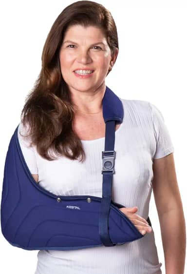 Tipóia Velpeau Confortável Standard Com Ajuste (Azul, P)