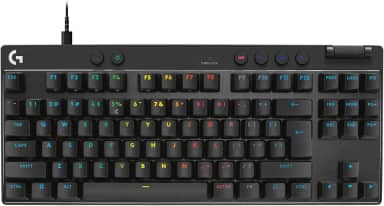 Teclado Gamer Com Fio Logitech G PRO X TKL RAPID com layout US, Switches Magnético- analógicos, Modo Rapid Trigger, Acionamento Ajustável, e RGB LIGHTSYNC - Preto