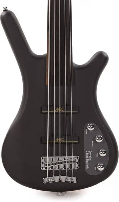 Rockbass 1505080301CAALDAWW Corvette Basic 5 Fretless Nirvana Preto
