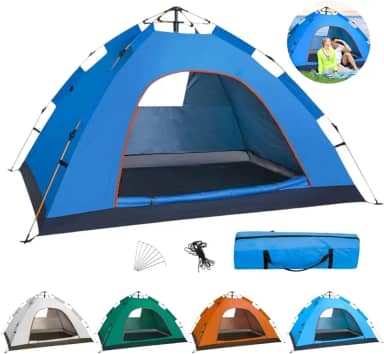 Barraca Camping 4 Pessoas Monta Sozinha Automática Dobrável Bolsa