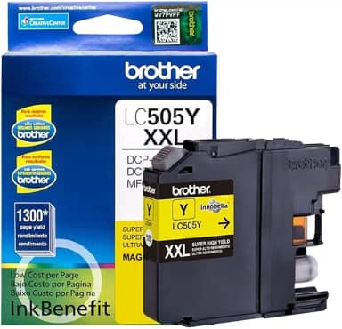 Cartucho de tinta Amarelo para 1200 impressões, médio, LC505Y