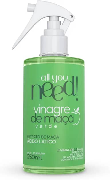 Vinagre de Maça Capilar 250ml - Mirai Cosmeticos
