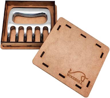 Garra de Urso em Alumínio Polido Premium – Acessório para Churrasco e Cozinha Ideal para Desfiar Carnes Servir e Manusear com Facilidade Ideal para Presentear