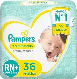 Fralda Pampers Premium Care RN+ - 36 fraldas