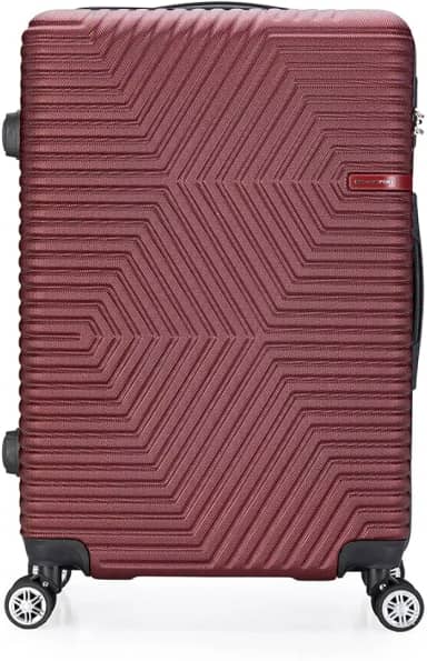 Mala De Mão Viagem Rodas 360° Anac Reforçada Executiva (Bordô)