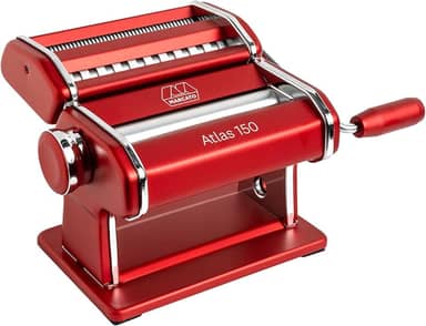 Atlas 150 - Máquina para Macarrão 3 Tipos de Massas Marcato Vermelho