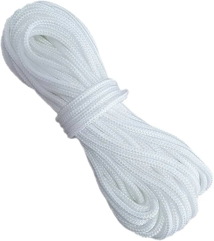 Corda De Varal de Teto Resistente Antimofo 30 Metros - 3mm