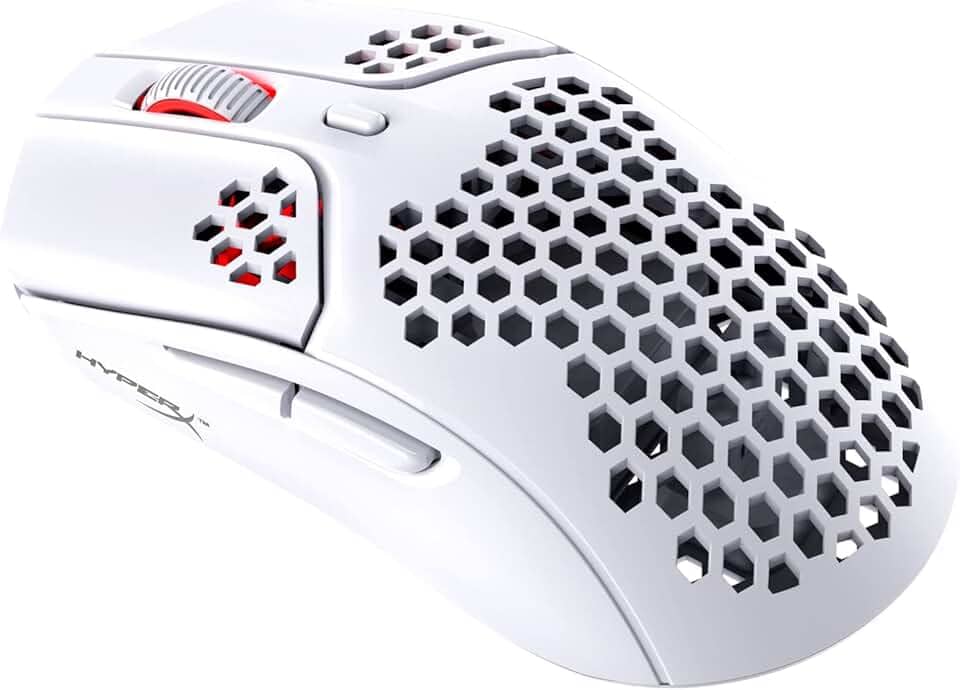 Mouse Gamer SEM fio HyperX Haste 6 Botões Branco