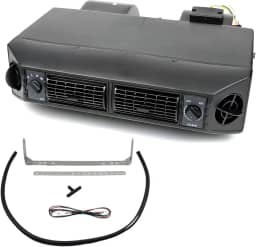 Ar condicionado universal para veículos sob o painel 12V/8A A/C Evaporador 32Pass2Way 200CFM 3 velocidades fluxo de ar 11000 BTU capacidade de resfriamento