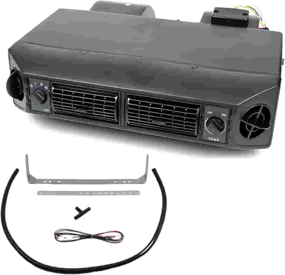 Ar condicionado universal para veículos sob o painel 12V/8A A/C Evaporador 32Pass2Way 200CFM 3 velocidades fluxo de ar 11000 BTU capacidade de resfriamento