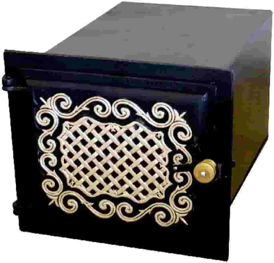 Forno Fogão A Lenha Frente Em Alumínio Fundido 50x35x30cm