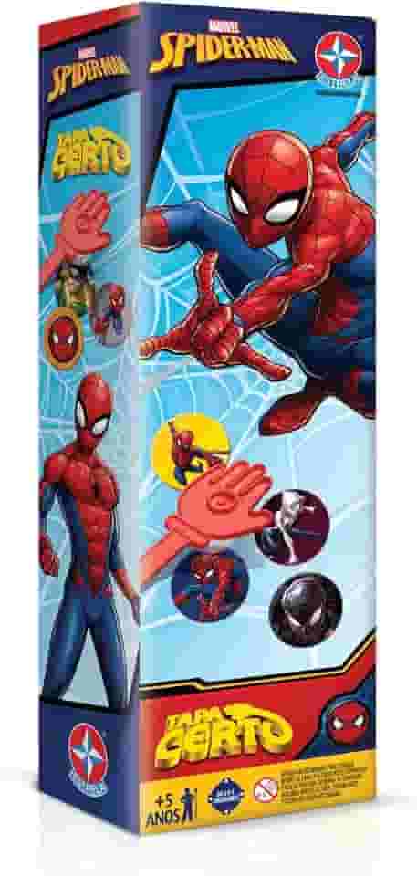 Jogo Tapa Certo Spiderman, Marvel, Estrela