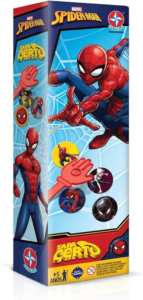 Jogo Tapa Certo Spiderman, Marvel, Estrela