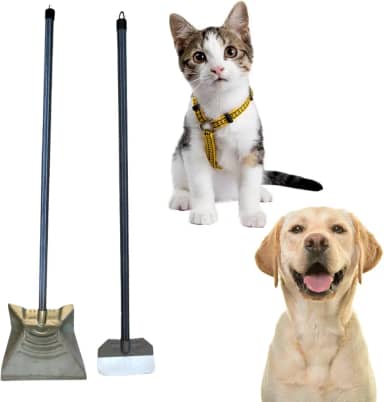 Pá Coletor De Fezes Coco Dejetos Animais Cachorro Cães Gatos Felinos Leve Portátil