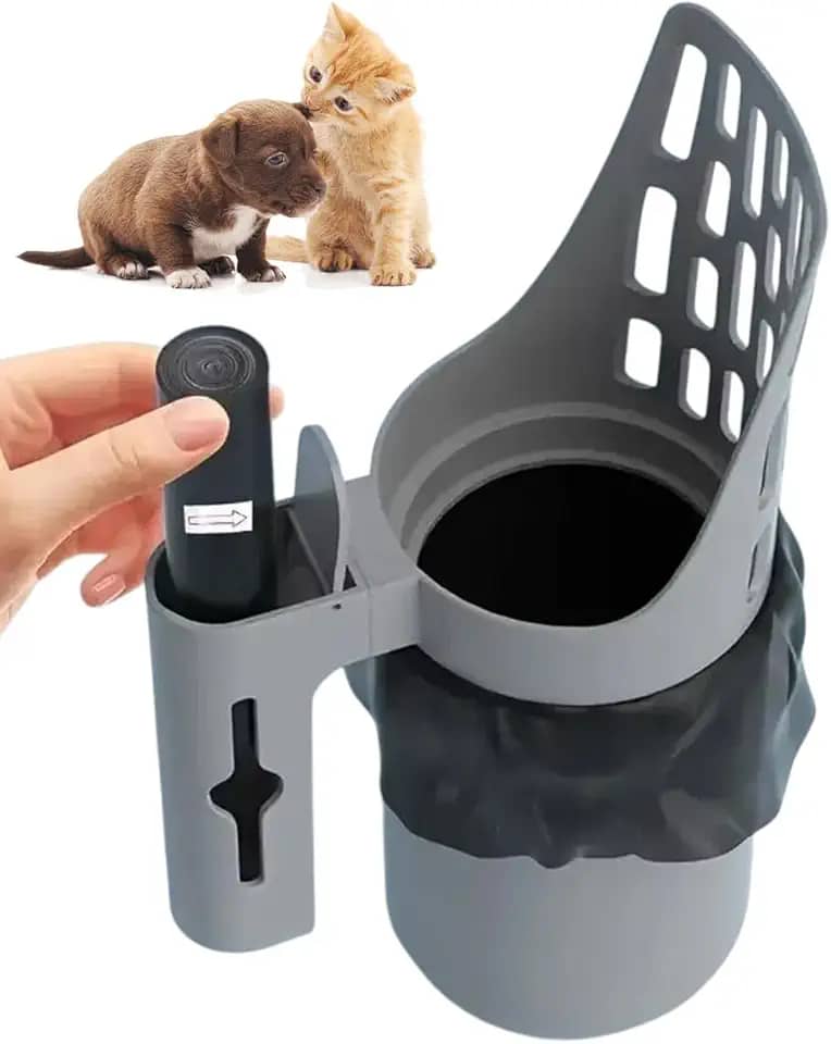 Coletor de Fezes Coco Cachorro Pet Cao Gato Pa Higienica Saquinho Animal de Estimaçao Caixa de Areia Passeio Limpeza