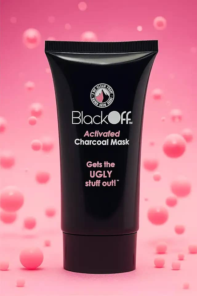 BlackOFF Máscara de Carvão Ativado Facial, Remove Cravos e Impurezas, 82 ml