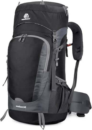 ERYUE mochila de caminhada,Mochila de caminhada 65L resistente à água com capa de chuva Mochila de viagem esportiva ao ar livre para camping escalada montanhismo