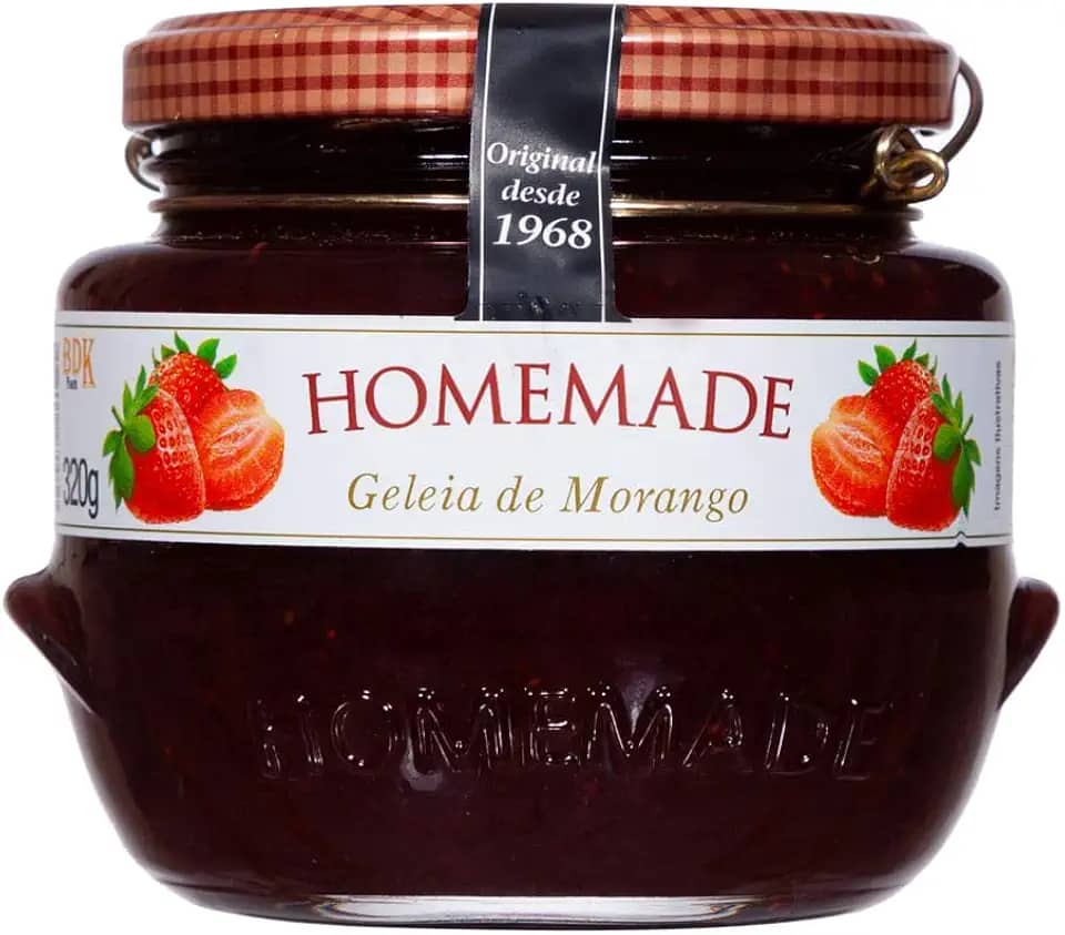 Geleia Premium Morango 320g - Homemade