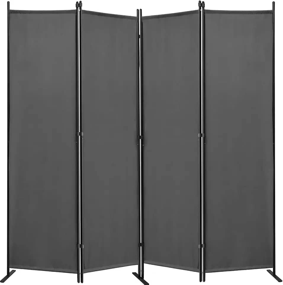 Ambiente Separador Dobrado Repartido, 4 Folha, Tamanho Grande 210 * 168cm, Biombo liso Divisor, Biombo Divisor de Ambiente, Biombo, Divisoria de Ambiente de Sala, Divisória de Ambiente de Sala
