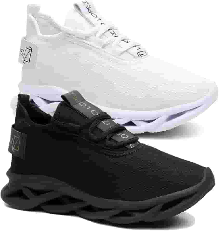 Kit 2 Tênis Masculino Corrida e Academia Esportivo Confortável