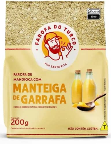 FAROFA DO TURCO POUCH MANTEIGA DE GARRAFA