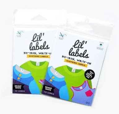 Roupas, escrever no nome, não passar a ferro, pode ir à máquina de lavar e secar, crianças para creche e escola, além de 2 brindes, conjunto de 2